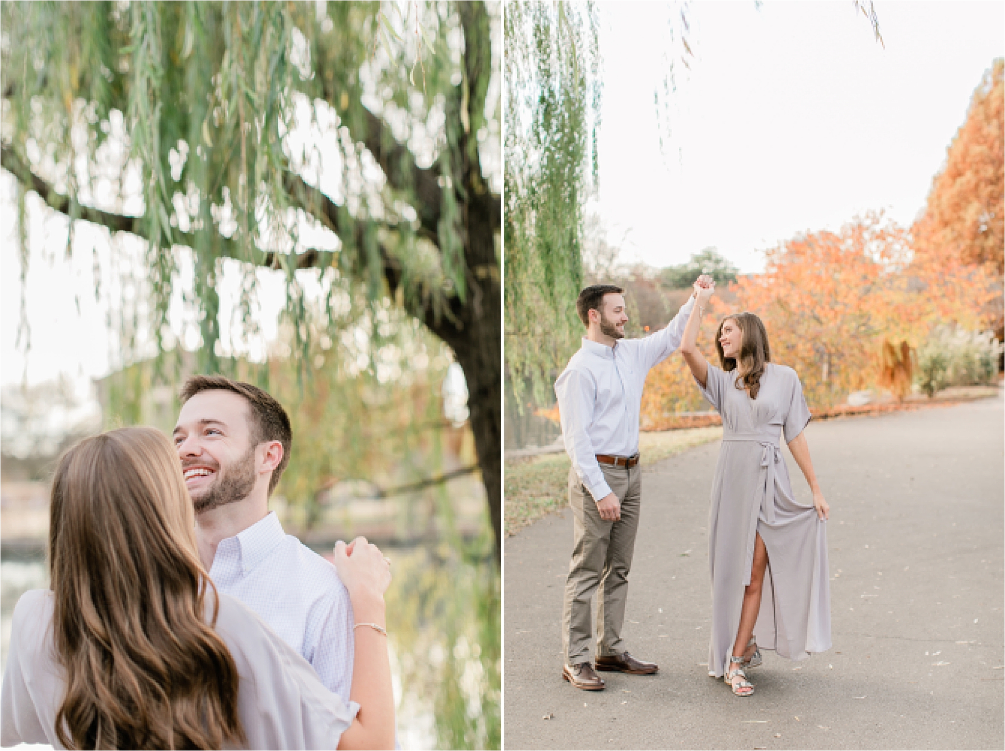 To see more images of this Centennial Park, Nashville Fall engagement session visit www.whitneywoodall.com.